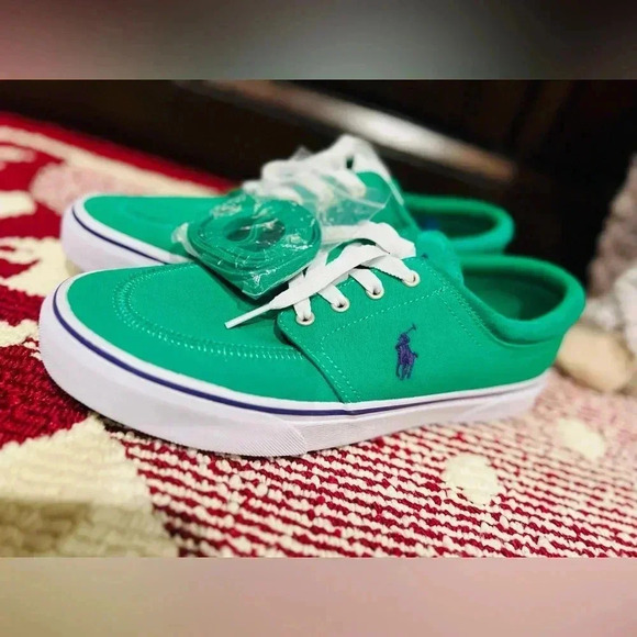 Ralph Lauren, Men's Faxon X Suede-Trim Canvas size 8.5 NEW with tags - Picture 11 of 14